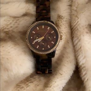 Tortoise Michael Kors Watch